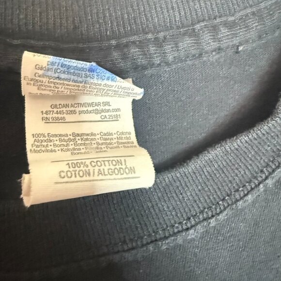 Gilden Good Charlotte Crewneck Short Sleeve Tee Men S Black Graphic Streetwear - Picture 4 of 7